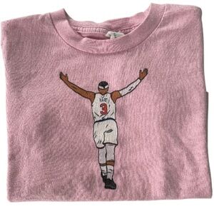 Rabbit Skins Josh Hart  Pink Basketball Graphic Tee